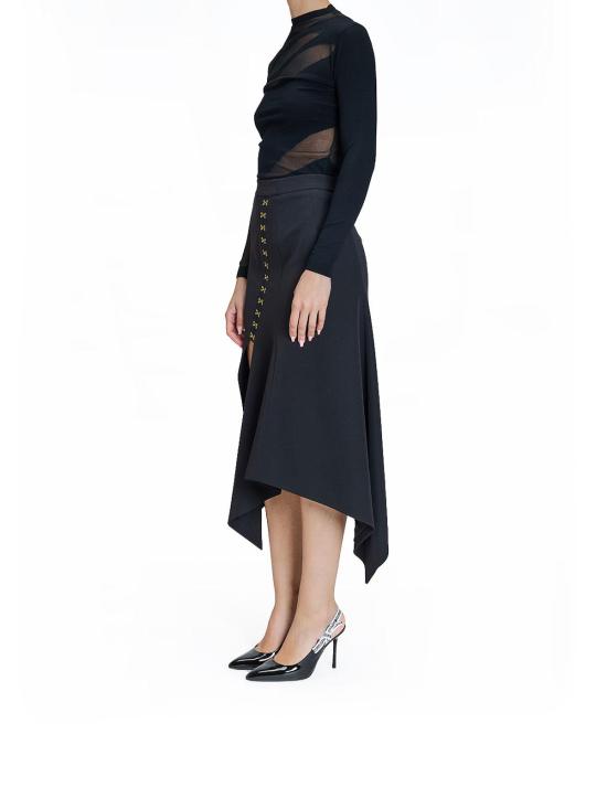 25FW 저스트까발리 미디 스커트 79PAE823N0626899 Black - JUST CAVALLI