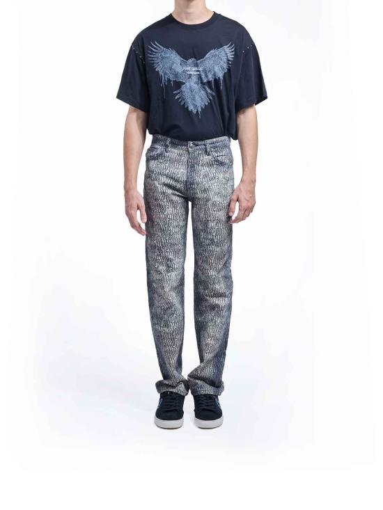 25FW 저스트까발리 스트레이트 팬츠 79OAB5R2CEWC4899 Multicolour - JUST CAVALLI