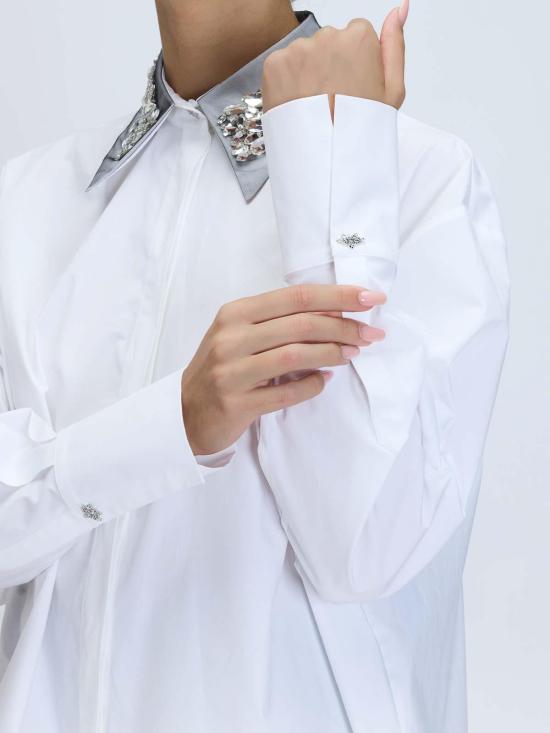  제니 셔츠 79AAL645N0086003 White - GENNY