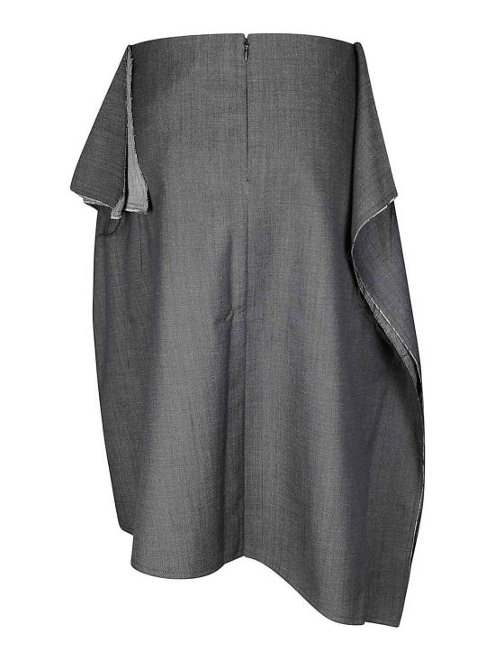 25FW 니콜로 파스콸레티 미디 스커트 NP08S007CHARCOALGREY Black - NICCOLÒ PASQUALETTI