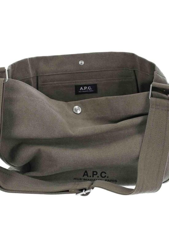 26SS 아페쎄 저널 로고 숄더백 PSAJZM61939JAA GREEN - A.P.C.