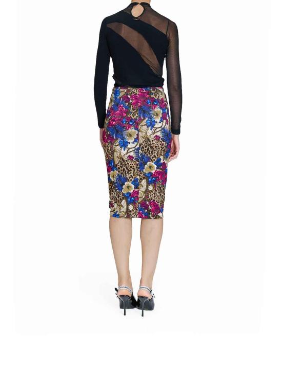 25FW 저스트까발리 미디 스커트 79PAE815JS531R69 Multicolour - JUST CAVALLI