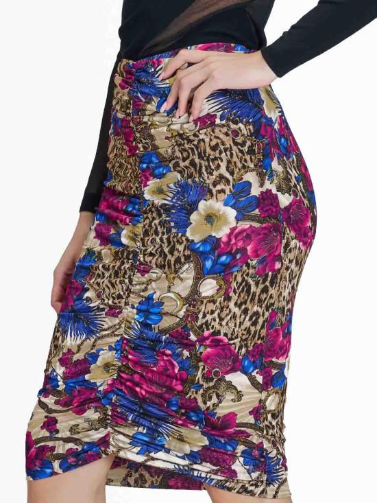 25FW 저스트까발리 미디 스커트 79PAE815JS531R69 Multicolour - JUST CAVALLI