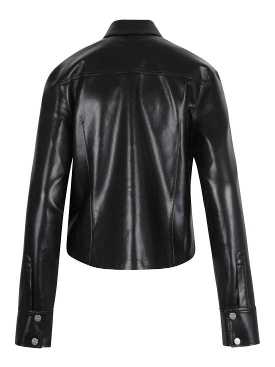  나누슈카 가죽 자켓 NW25CRTP03499 Black - NANUSHKA