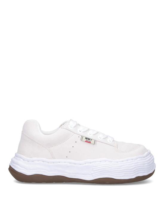 25FW 메종 미하라 야스히로 올리버 OG 솔 스웨이드 로우탑 스니커즈 A15FW702WHITE White