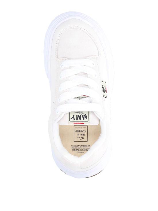 25FW 메종 미하라 야스히로 올리버 OG 솔 스웨이드 로우탑 스니커즈 A15FW702WHITE White - MAISON MIHARA YASUHIRO