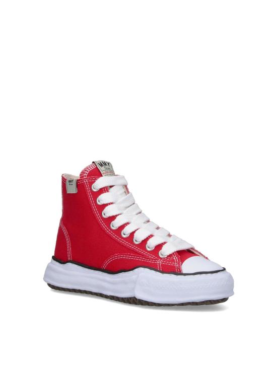 25FW 메종 미하라 야스히로 피터슨 OG 솔 캔버스 하이탑 A01FW701RED Red - MAISON MIHARA YASUHIRO