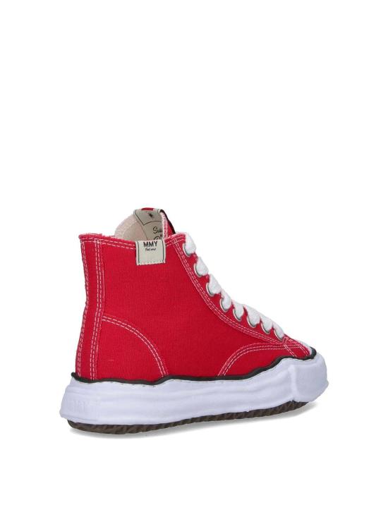 25FW 메종 미하라 야스히로 피터슨 OG 솔 캔버스 하이탑 A01FW701RED Red - MAISON MIHARA YASUHIRO