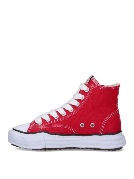 25FW 메종 미하라 야스히로 피터슨 OG 솔 캔버스 하이탑 A01FW701RED Red - MAISON MIHARA YASUHIRO