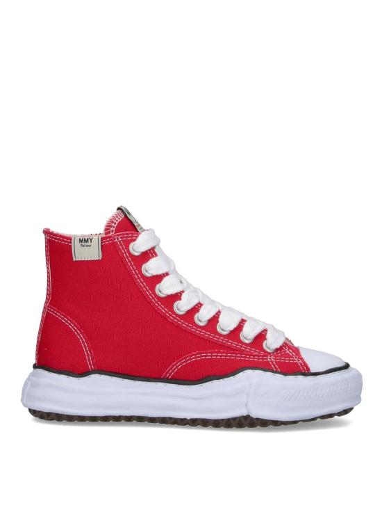 25FW 메종 미하라 야스히로 피터슨 OG 솔 캔버스 하이탑 A01FW701RED Red