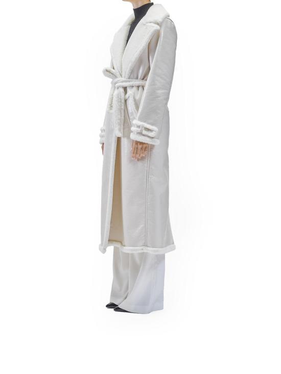  제니 가죽 자켓 79AAT935NA007005 White - GENNY