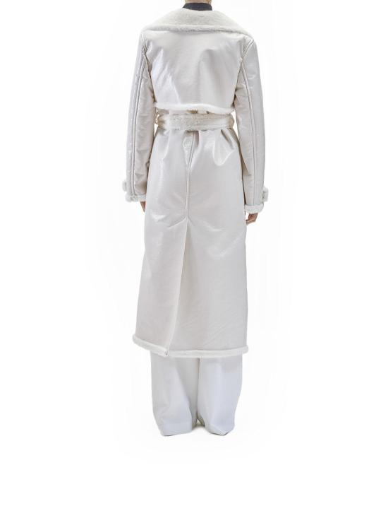  제니 가죽 자켓 79AAT935NA007005 White - GENNY