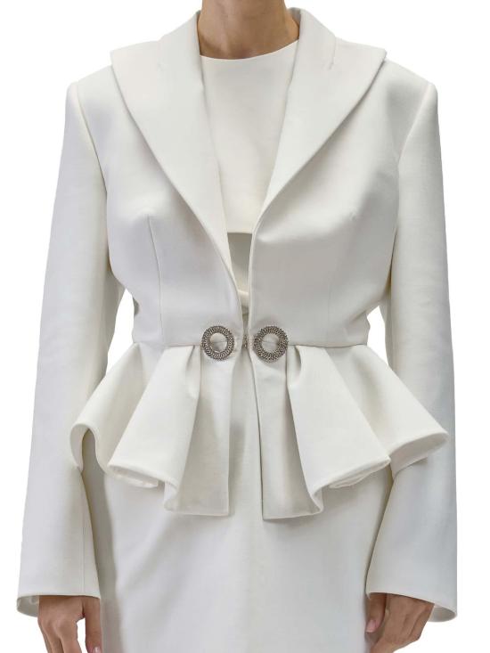 26FW 제니 자켓 79AJQ574N0690003 White - GENNY