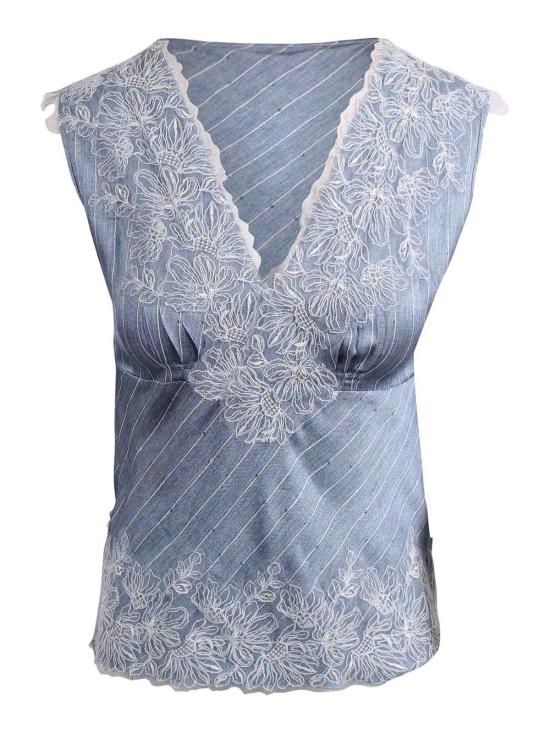 26FW 에르마노 피렌제 베스트 D47EL007EB376349 Blue