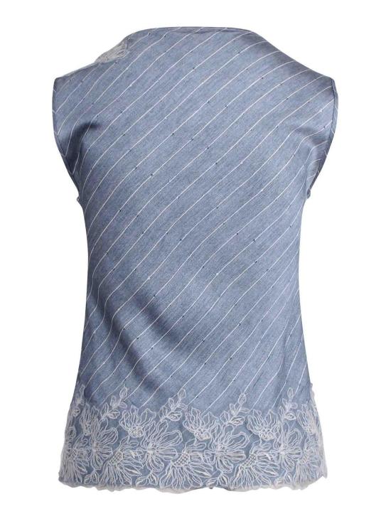 26FW 에르마노 피렌제 베스트 D47EL007EB376349 Blue - ERMANNO FIRENZE