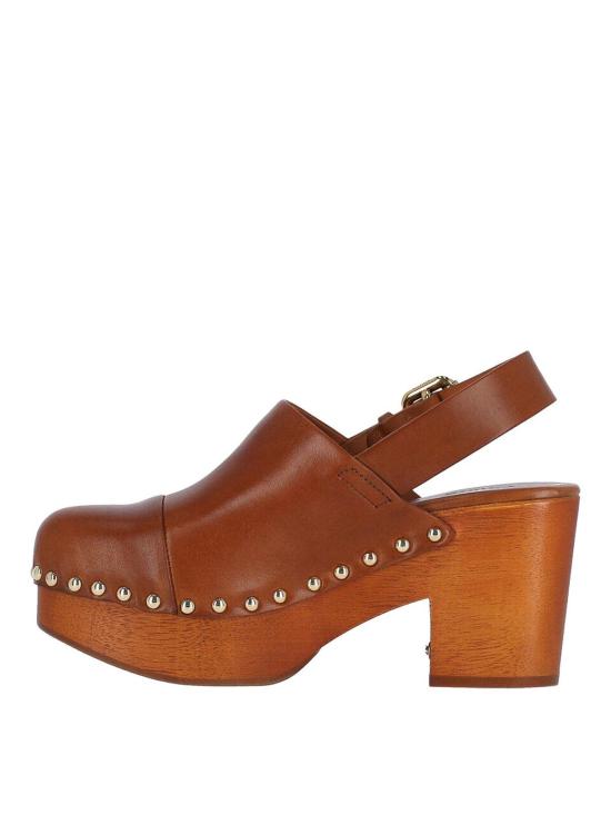 26SS 끌로에 뮬/슬리퍼 C25U10VLT27T Brown - CHLOE