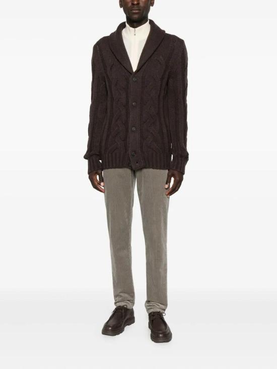 26FW 발바 집업 니트 228E13 White - BARBA