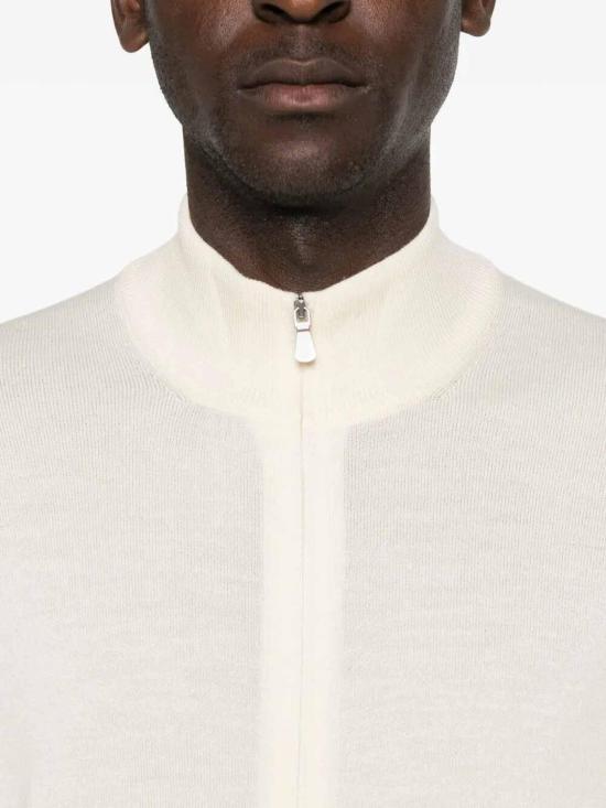 26FW 발바 집업 니트 228E13 White - BARBA