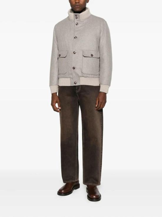  발바 봄버 자켓 VERMONT510000010 Beige - BARBA