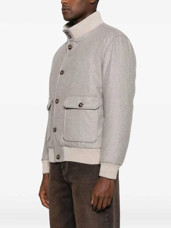  발바 봄버 자켓 VERMONT510000010 Beige - BARBA