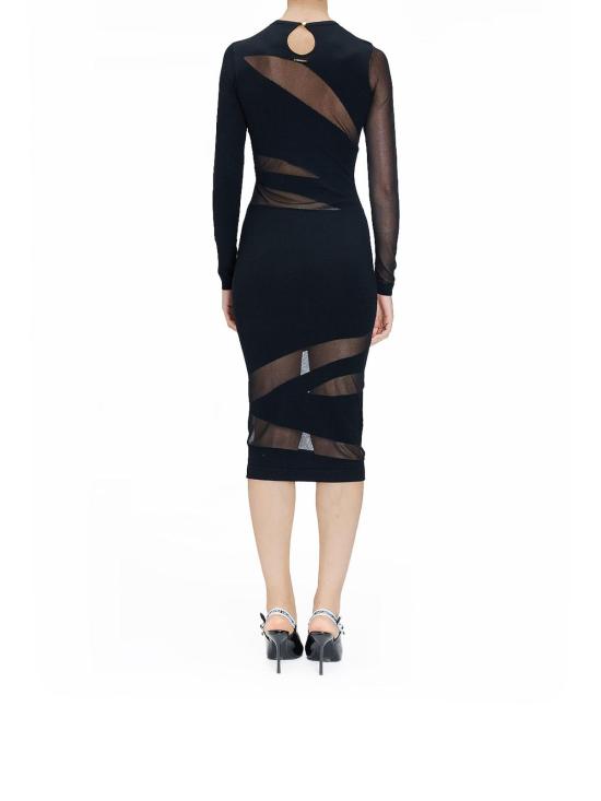 25FW 저스트까발리 미디 스커트 79PAOM21CMH59899 Black - JUST CAVALLI