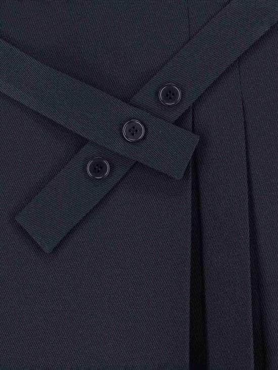 25FW 사이블사렐 미디 스커트 KILTSKIRTTITANMIDNIGHT Blue - SIBEL SARAL