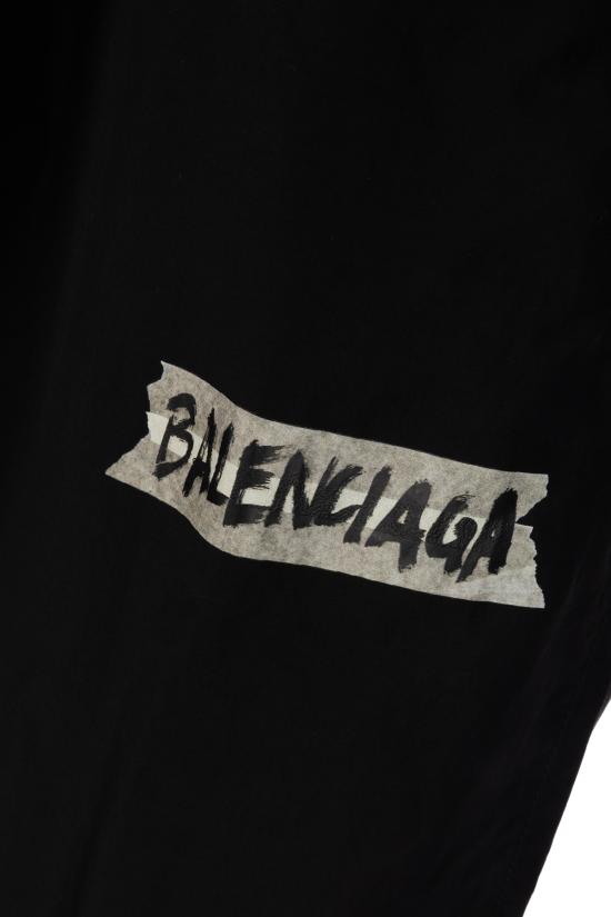 26SS 발렌시아가 마스킹 테이프  트랙팬츠 857634TPQ38 1000 BLACK - BALENCIAGA