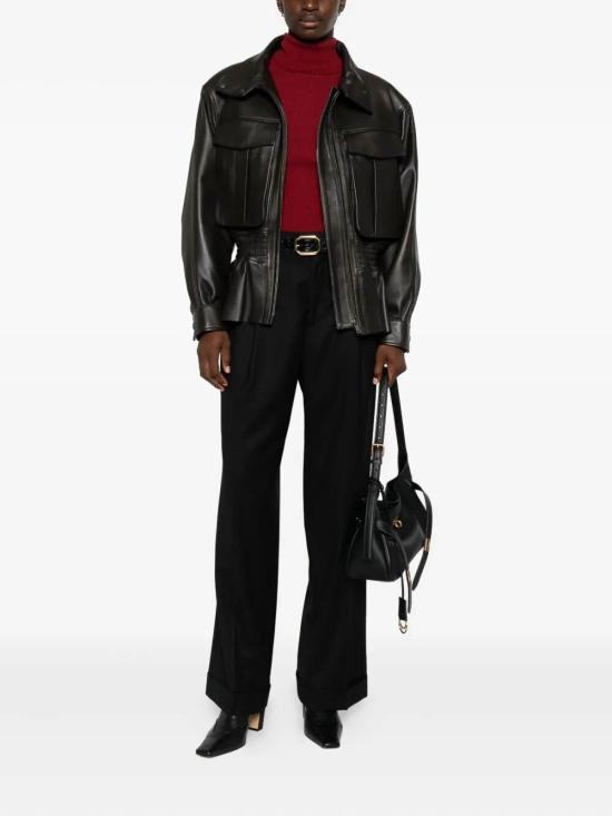 25FW 베르위치 스트레이트 팬츠 SIMONADR1483BLACK Black - BERWICH