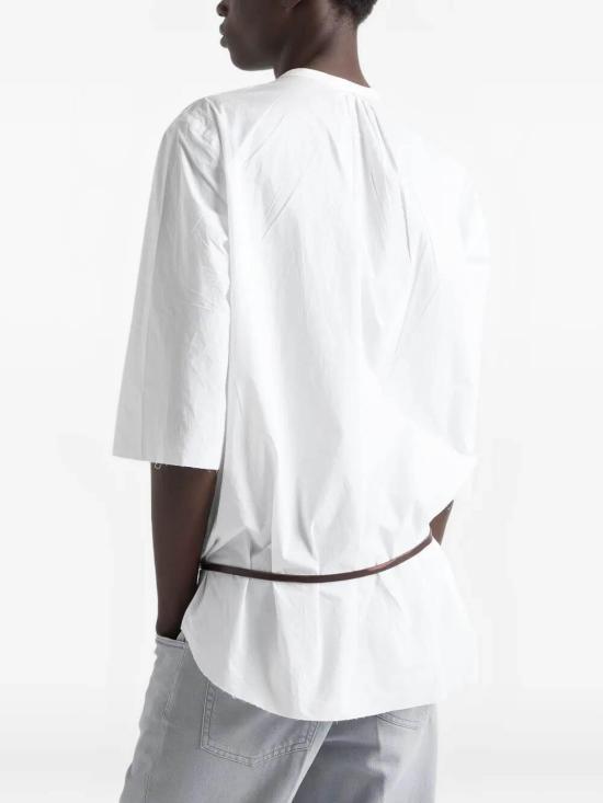 26SS 프라다 코튼 셔츠 화이트 UCN64718WOSOOOF0009 - PRADA