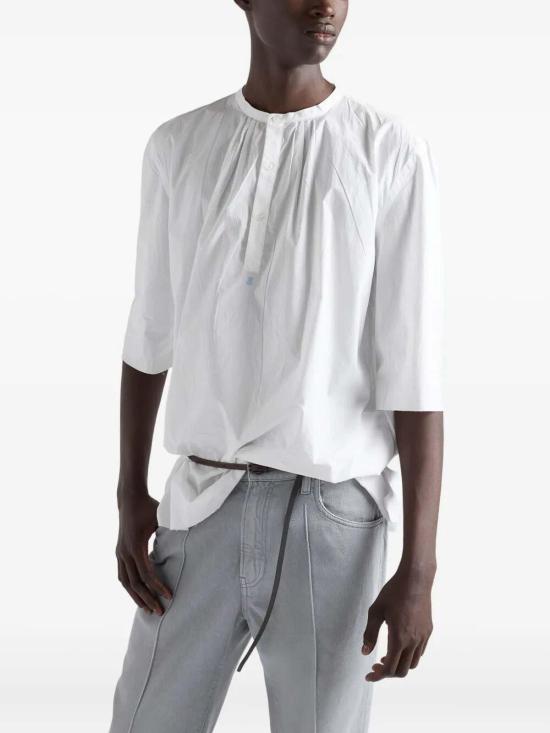 26SS 프라다 코튼 셔츠 화이트 UCN64718WOSOOOF0009 - PRADA