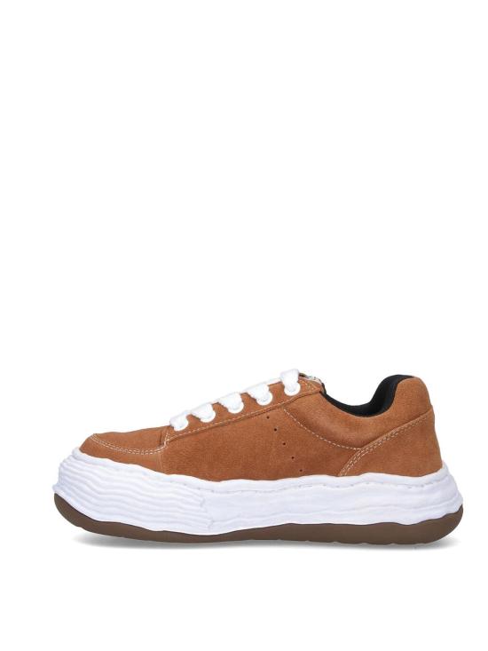 25FW 메종 미하라 야스히로 올리버 OG 솔 스웨이드 로우탑 스니커즈 A15FW702BROWN Brown - MAISON MIHARA YASUHIRO