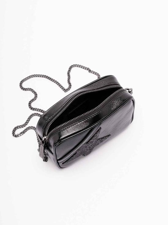 26FW 골든구스 미니 스타 크로스백 GWA00228A00065690100 Black - GOLDEN GOOSE