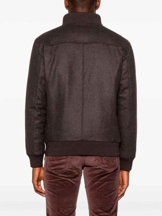  발바 봄버 자켓 VERMONT510000029 Dark Brown - BARBA