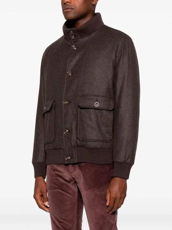  발바 봄버 자켓 VERMONT510000029 Dark Brown - BARBA