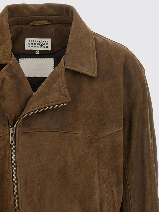 25FW MM6 메종마르지엘라 자켓 SH2AM0037M07012 124 Brown - MM6 MAISON MARGIELA