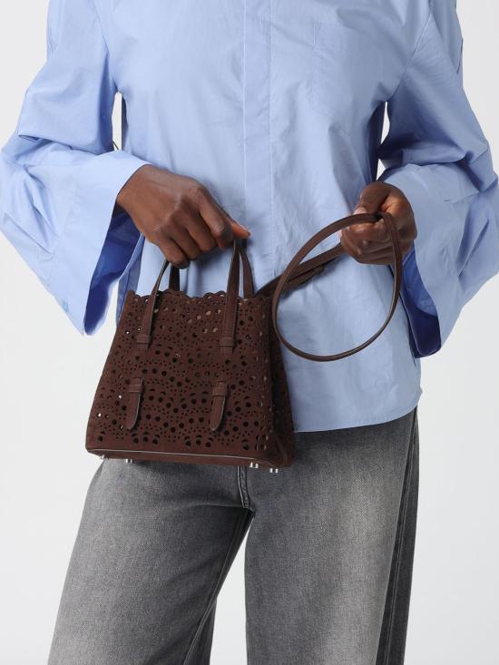 26SS 알라이아 토트백 AA1S06720CA322 733 Brown - ALAIA