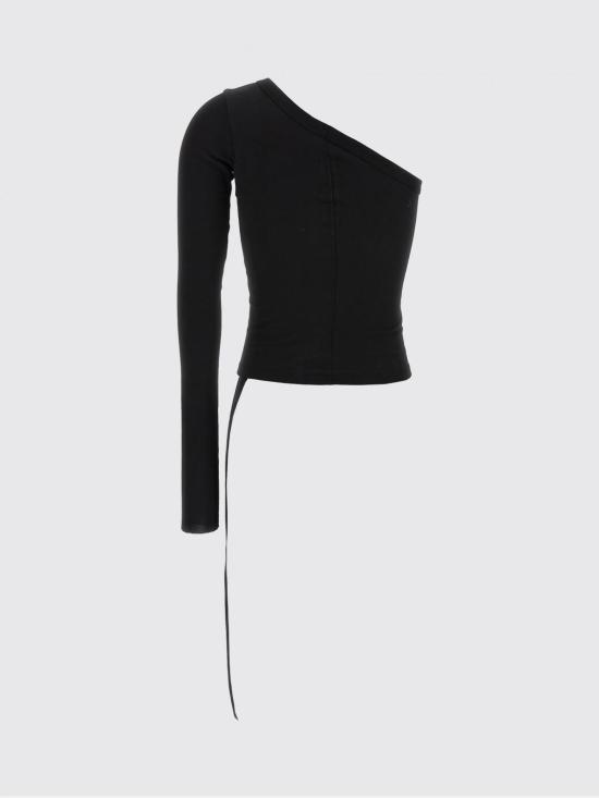 25FW 다크쉐도우 긴팔 티셔츠 DS02E7216RN 09 Black - DRKSHDW