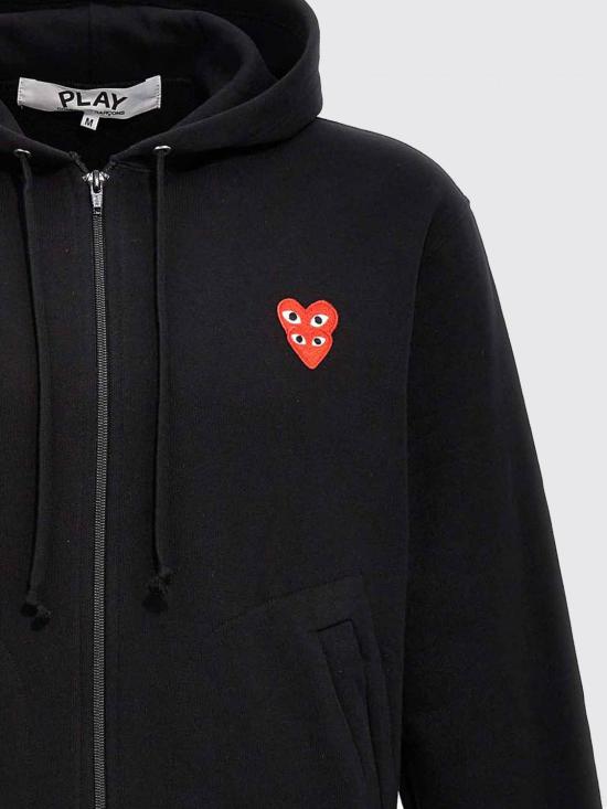 25FW 꼼데가르송 긴팔 티셔츠 AXT294 1 Black - COMME DES GARCONS