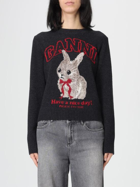 26SS 가니 스웨터 A1070047 252 Black