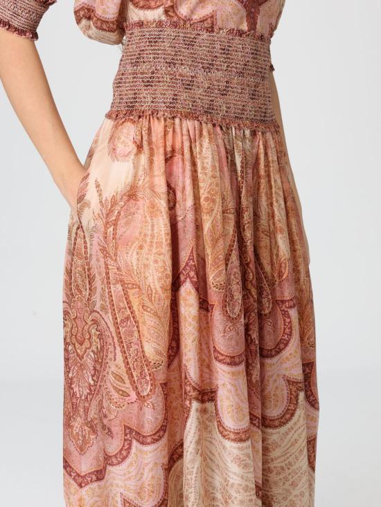 26SS 짐머만 롱 스커트 5656SRS262 TBML Red - ZIMMERMANN