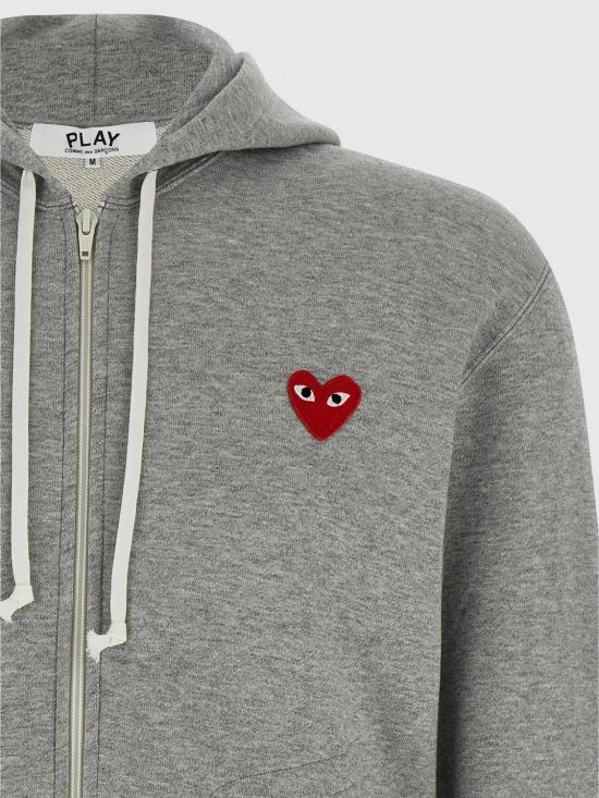 25FW 꼼데가르송 긴팔 티셔츠 AXT168 1 Grey - COMME DES GARCONS