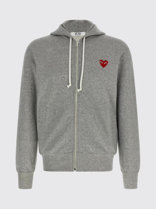 25FW 꼼데가르송 긴팔 티셔츠 AXT168 1 Grey - COMME DES GARCONS