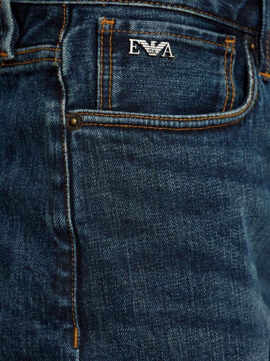 25FW 엠포리오 아르마니 데님 팬츠 EM000668 AF17486MB001 Blue - EMPORIO ARMANI