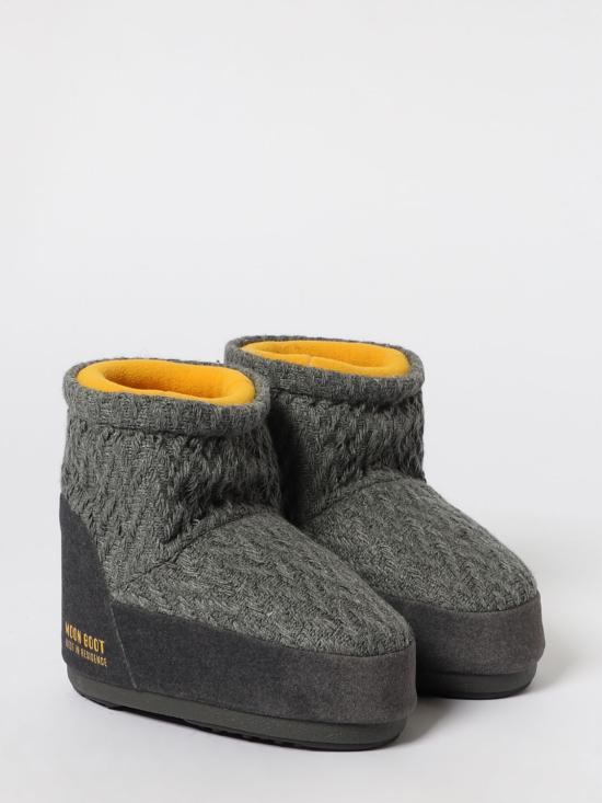 25FW 문부츠 아이콘 나일론 로우 부츠 80D1409750 H019 Grey - MOON BOOT