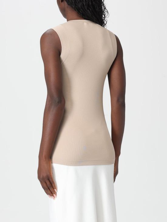 26SS 브루넬로 쿠치넬리 민소매 티셔츠 M0TC8EL672 C8539 Beige - BRUNELLO CUCINELLI