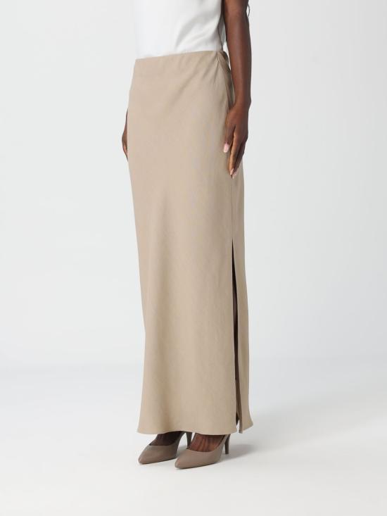 26SS 브루넬로 쿠치넬리 롱 스커트 MH126G3396 C9195 Beige - BRUNELLO CUCINELLI
