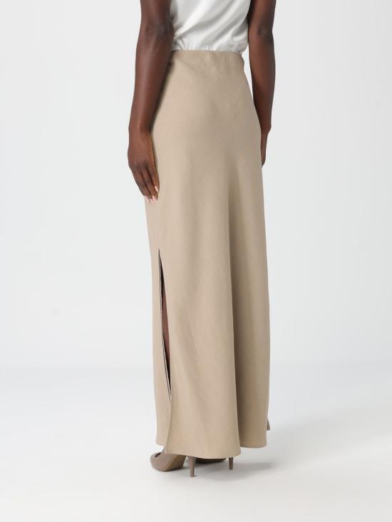 26SS 브루넬로 쿠치넬리 롱 스커트 MH126G3396 C9195 Beige - BRUNELLO CUCINELLI