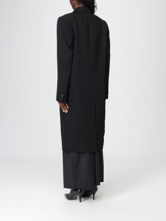 26SS 토템 코트 252WRO0198FB0412 001 Black - TOTEME