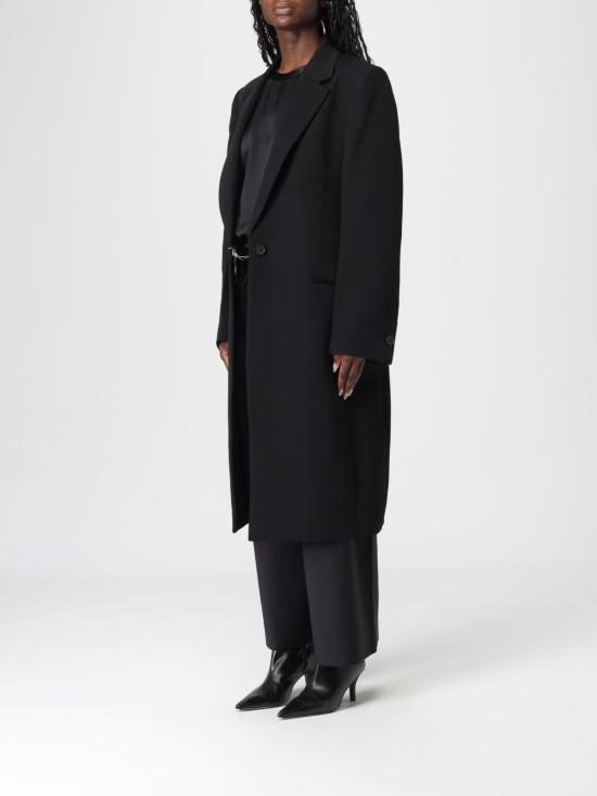 26SS 토템 코트 252WRO0198FB0412 001 Black - TOTEME