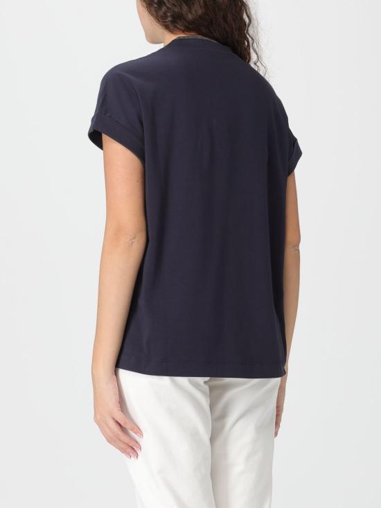 26SS 브루넬로 쿠치넬리 반팔 티셔츠 M0T18BD222 C4224 Blue - BRUNELLO CUCINELLI